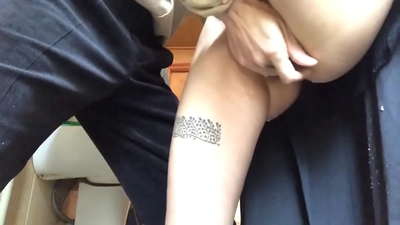 Squirt in schola balneo, spumans verus gaudens - magister meus optimum fecit